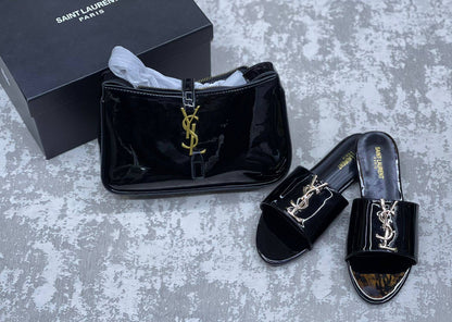 YsL 
Gucci 
Chanel
shoes and bag set 

170 dhs🌺

Shoes Size 36 to 41

Zain175
♥️♥️♥️