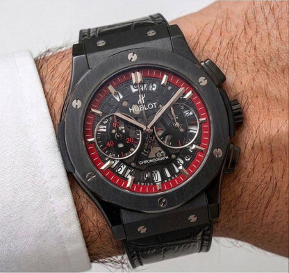 Hublot watch 
for men 
good quality 
180 dhs✅

Zain59
♥️♥️♥️