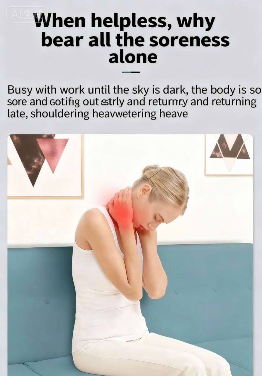 Product Specifications
Brand / Royalstar
Material / PU Leather
Product Name / Massage Shawl
Timer / 15 Minutes
Voltage / AC220V
Functions / Tapping / Hammering / Heating Therapy

190 dhs🪙💕

Zain39
♥️♥️♥️