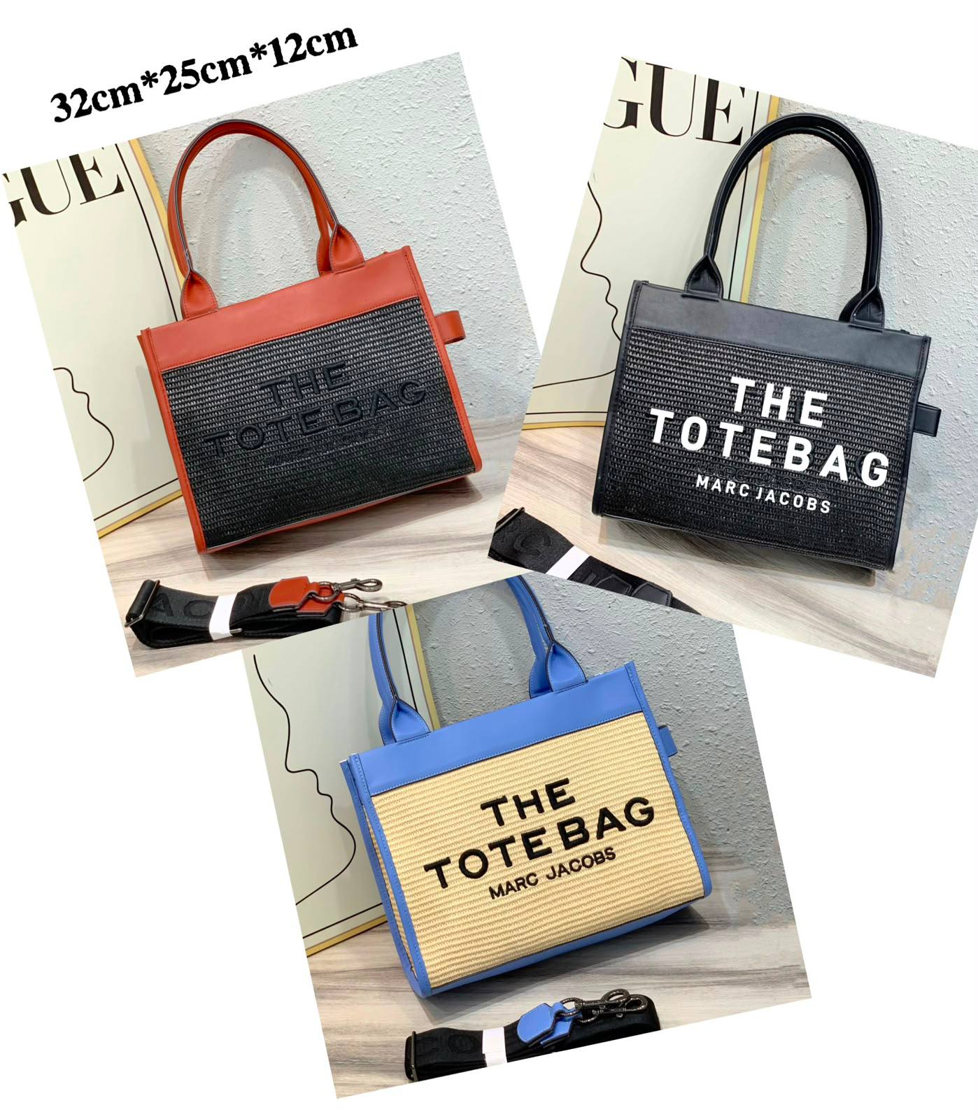 MARC JACOBS 
THE TOTE BAG 
GOOD QUALITY 
100 dhs✅

Zain295
♥️♥️♥️
