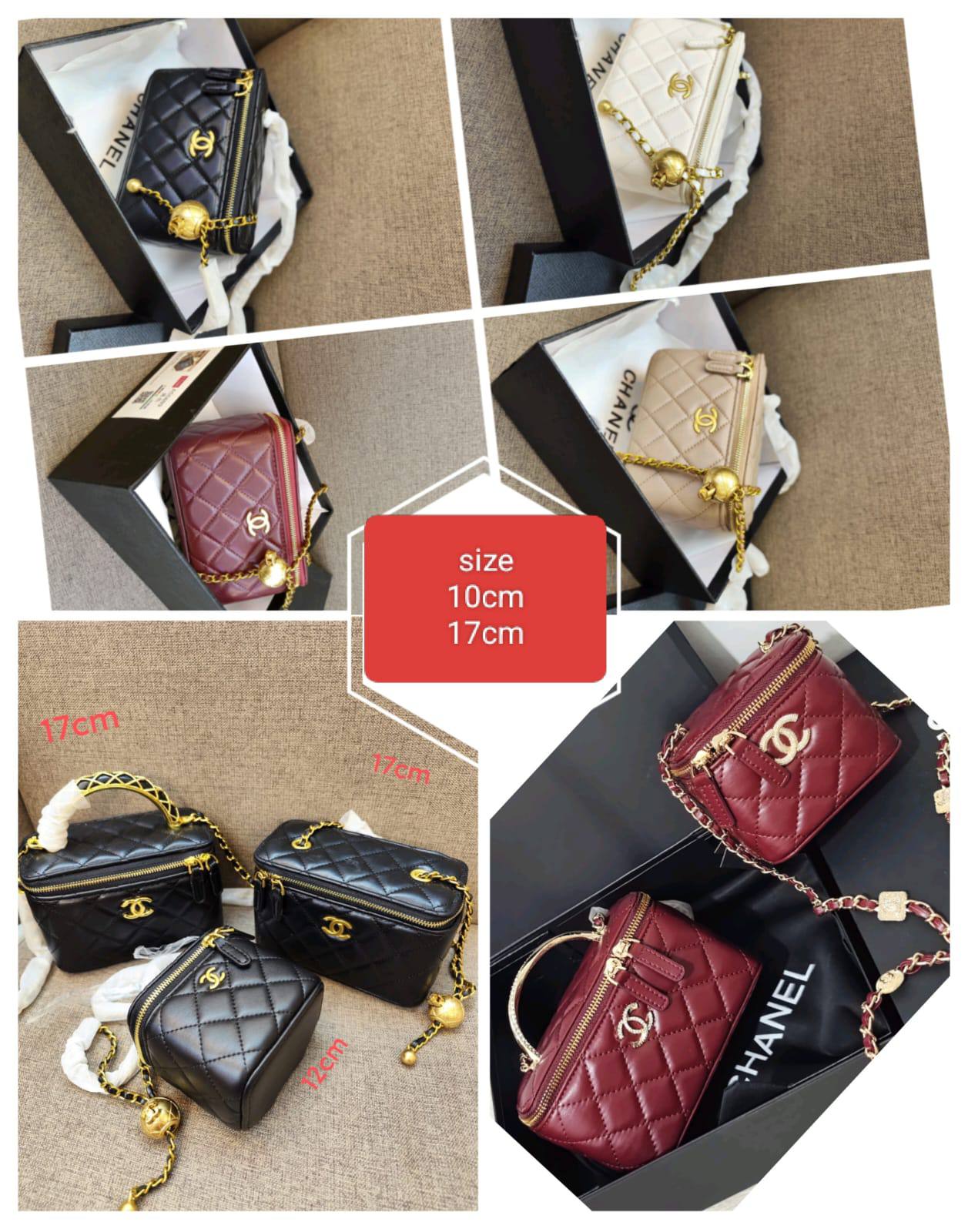 Chanel
95 dhs🗽

with box
🎁🎁🎁

size 10cm 
         Size 17cm

Zain26
♥️♥️♥️