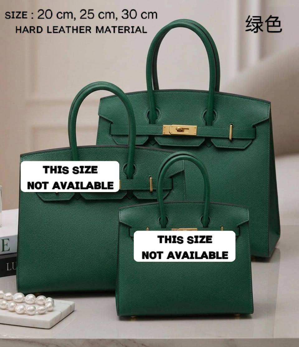 HERMES ʙɪʀᴋɪɴ
ʜᴀʀᴅ ʟᴇᴀᴛʜᴇʀ ᴍᴀᴛᴇʀɪᴀʟ
ɢᴏʟᴅ ʜᴀʀᴅᴡᴀʀᴇ
ᴡɪᴛʜ ʟᴏɴɢ ʙᴇʟᴛ sᴛʀᴀᴘ

sɪᴢᴇ 20 ᴄm Pʀɪᴄᴇ : *100 ᴅʜs* 

sɪᴢᴇ 25 cm Pʀɪᴄᴇ : *110 ᴅʜs* 

sɪᴢᴇ 30 cm Price : *120 ᴅʜs*

Zain31
♥️♥️♥️
