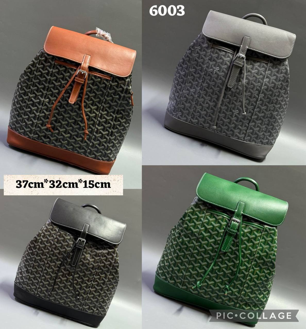 GOYARD 
BACKPACK & SILING BAG NEW CAME GOOD QUALITY 
140 dhs✅
SIZE: 37cm

Zain39
♥️♥️♥️