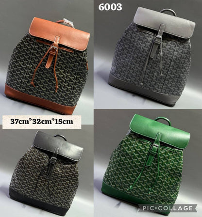 GOYARD 
BACKPACK & SILING BAG NEW CAME GOOD QUALITY 
140 dhs✅
SIZE: 37cm

Zain39
♥️♥️♥️