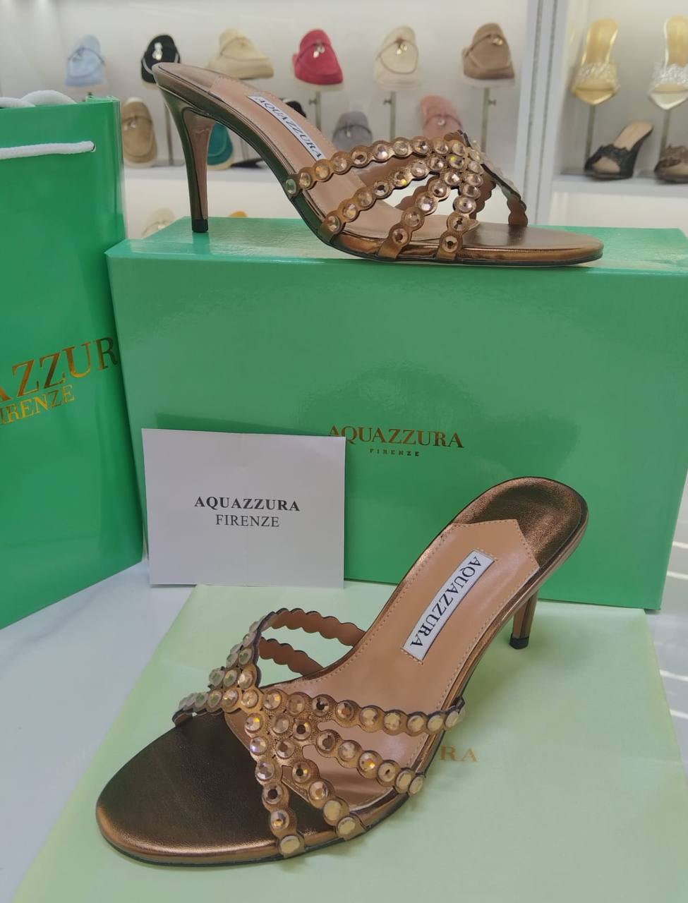 Aquazzura 
Size 36-41
280 dhs✅

Zain207
♥️♥️♥️