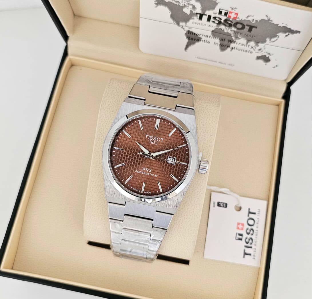 Tissot prx Men
*Battery*
65 dhs❣️

Zain29
♥️♥️♥️