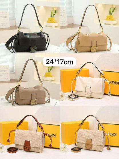 ❤️ Fendi Mamma Baguette
1️⃣ First quality +🎁
Size : 24 * 17 * 9 cm
80 dhs❣️

with box 🎁

Zain115
♥️♥️♥️