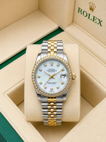 Rolex watch for ladies good quality
 230 dhs✅
 (size 31mm)

Zain59
♥️♥️♥️