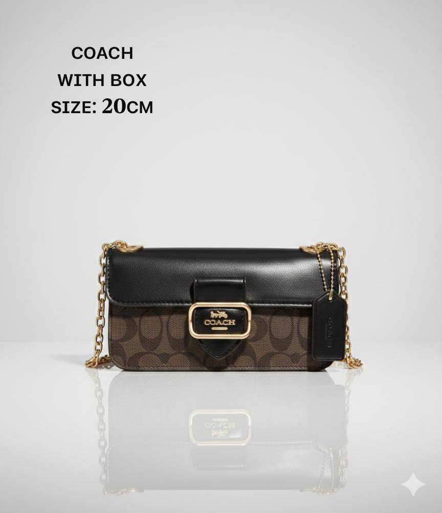 Coach ᴄʀᴏssʙᴏᴅʏ ʙᴀɢ 
ɢᴏʟᴅ ʜᴀʀᴅᴡᴀʀᴇ

ᴡɪᴛʜʙᴏx
🎁🎁🎁

ʟᴇᴀᴛʜᴇʀ

sɪᴢᴇ:𝟐𝟎ᴄᴍ
85 dhs✅

Zain56
♥️♥️♥️