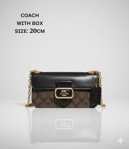Coach ᴄʀᴏssʙᴏᴅʏ ʙᴀɢ 
ɢᴏʟᴅ ʜᴀʀᴅᴡᴀʀᴇ

ᴡɪᴛʜʙᴏx
🎁🎁🎁

ʟᴇᴀᴛʜᴇʀ

sɪᴢᴇ:𝟐𝟎ᴄᴍ
85 dhs✅

Zain56
♥️♥️♥️