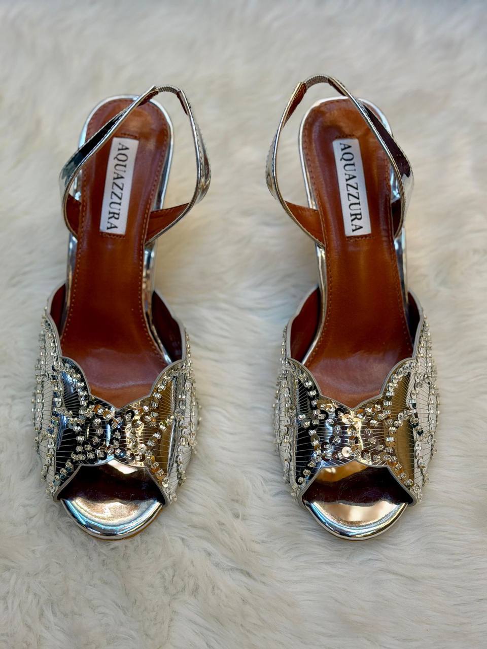 AQUAZZURA heels 
good Quality 
Size 36-41
160 dhs✅

Zain296
♥️♥️♥️