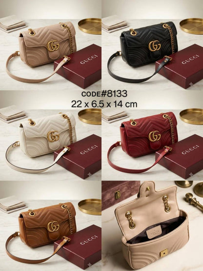 GUCCI  ɢɢ ᴍᴀʀᴍᴏɴᴛ
ғʟᴀᴘ ʟᴏᴄᴋ ʙᴏᴛᴛᴏɴ ʙᴀɢ
ᴍᴀᴛᴇʟᴀssᴇ́ ᴄʜᴇᴠʀᴏɴ ʟᴇᴀᴛʜᴇʀ
ɢᴏʟᴅ ᴄʜᴀɪɴ ʙᴇʟᴛ sᴛʀᴀᴘ
sɪᴢᴇ : 22 cm
ᴡɪᴛʜ BOX

80 dhs💓

Zain31
♥️♥️♥️