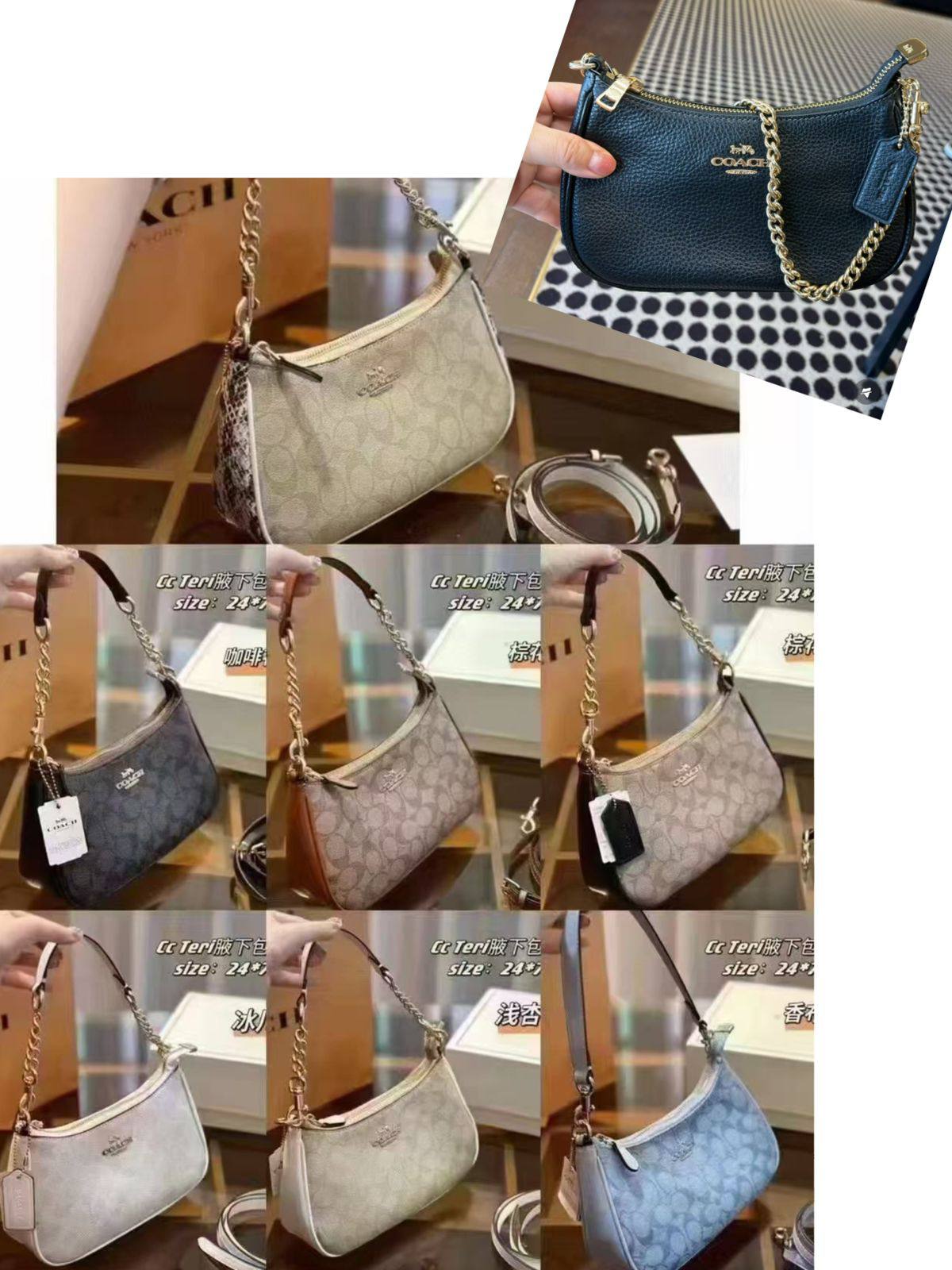 Coach
90 dhs❣️

size：24cm
With the box
🎁🎁🎁

Zain35
♥️♥️♥️