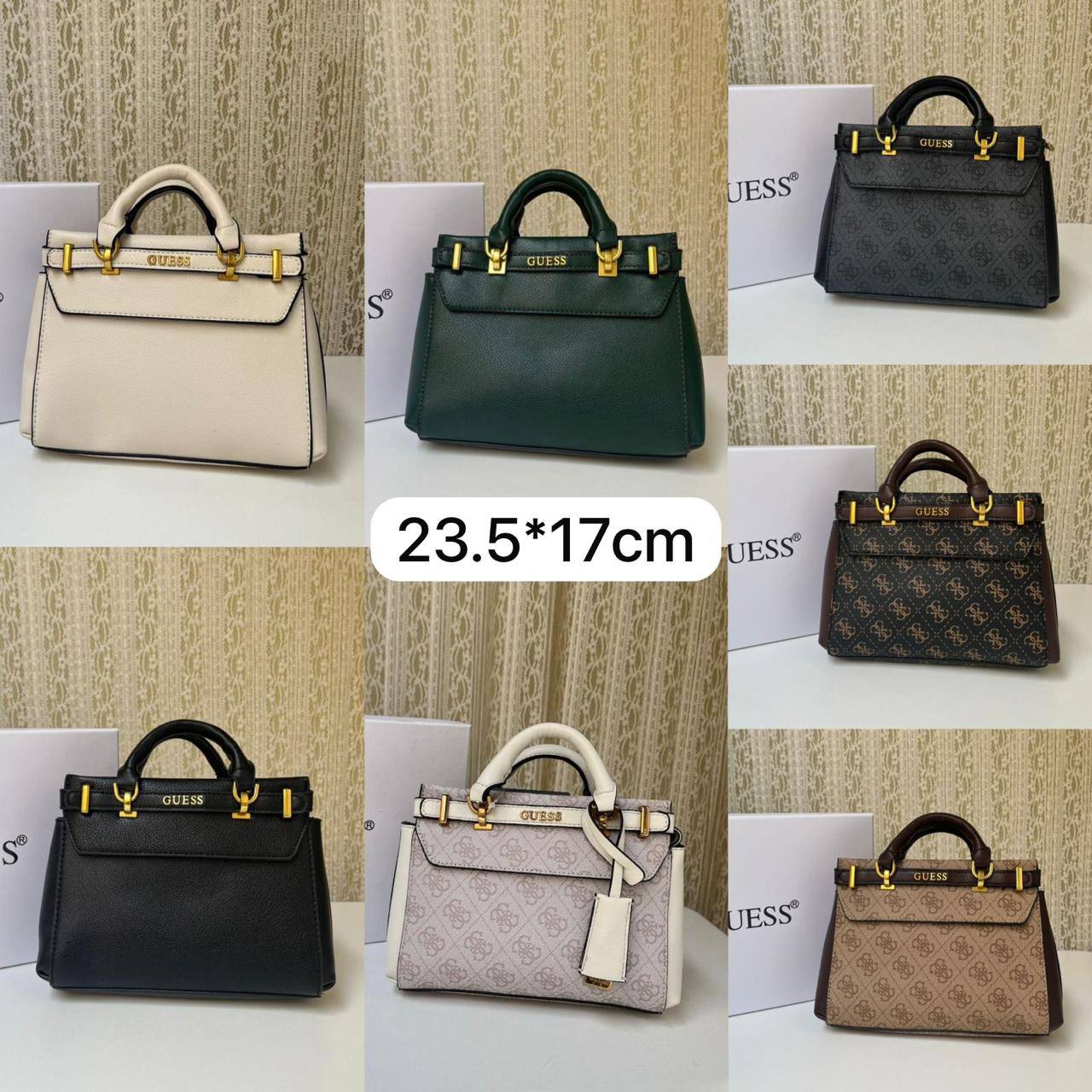 💗 Guess Handbag
1️⃣ First Quality ＋🎁
Size : 23.5 * 17 * 6  cm
90 dhs🌺
with box🎁

Zain115
♥️♥️♥️