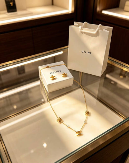 *Stainless steel 😍*
Necklace ❤️‍🔥
Earring 🦋
Non tarnish 💯
With same boxes 🗃️ 
And paper bag 🛍️
40 dhs🇦🇪🇦🇪

Zain216
♥️♥️♥️