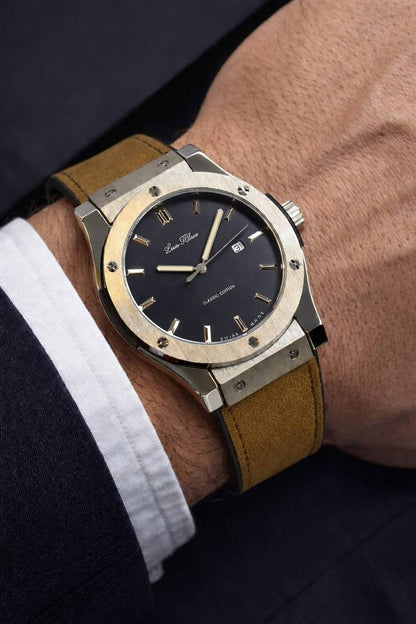 Louis Hilano 
watch for men good quality 
230 dhs👑

Zain59
♥️♥️♥️