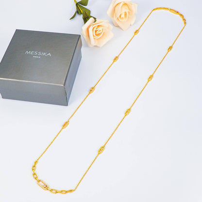 *Messika Necklace* long
Master quality 

140 dhs🪙🌨️
normal box 📦

Zain48
♥️♥️♥️