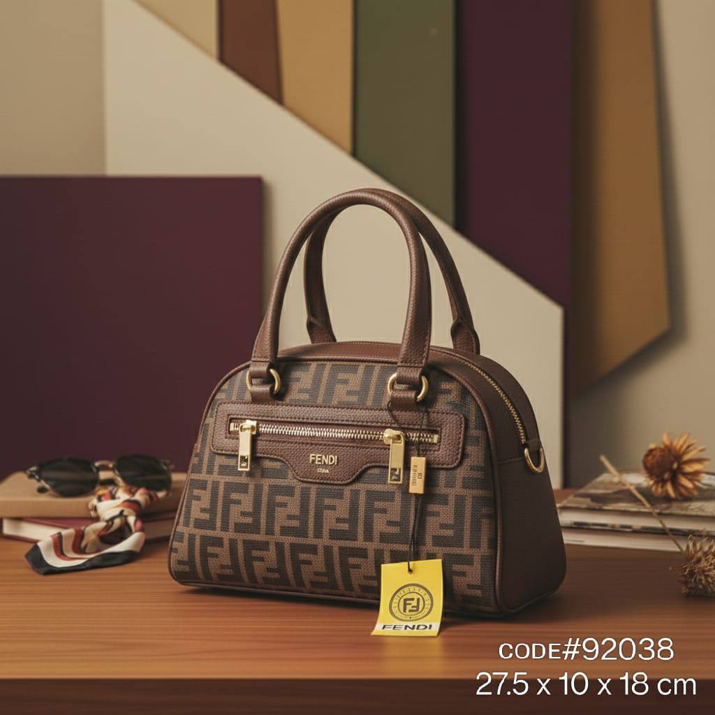 FENDI  ᴢᴜᴄᴄᴀ ᴛᴏᴘ ʜᴀɴᴅ
ғғ ᴊᴀᴄǫᴜᴀʀᴅ ᴄᴀɴᴠᴀs  ᴀɴᴅ 
ᴍᴀᴛᴛᴇ ʟᴇᴀᴛʜᴇʀ ᴍᴀᴛᴇʀɪᴀʟ
ɢᴏʟᴅ ʜᴀʀᴅᴡᴀʀᴇ
ᴡɪᴛʜ ʟᴏɴɢ ʙᴇʟᴛ sᴛʀᴀᴘ
sɪᴢᴇ : 28 cm

70 dhs🇦🇪

Zain31
♥️♥️♥️
