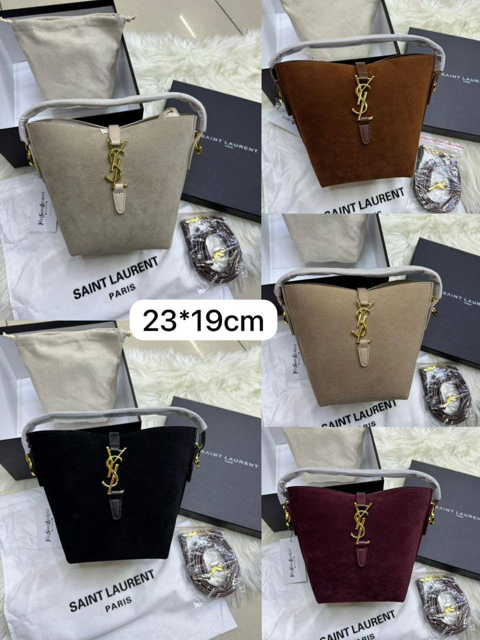 🌹 YSL Le 37 Bucket
1⃣️ First quality +🎁
Size: 23 * 12 * 19 cm
90 dhs✅
with box🎁

Zain115
♥️♥️♥️