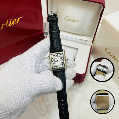 Cartier tank
220 dhs🪙💕
*Battery*
*Good quality*

Zain29
♥️♥️♥️