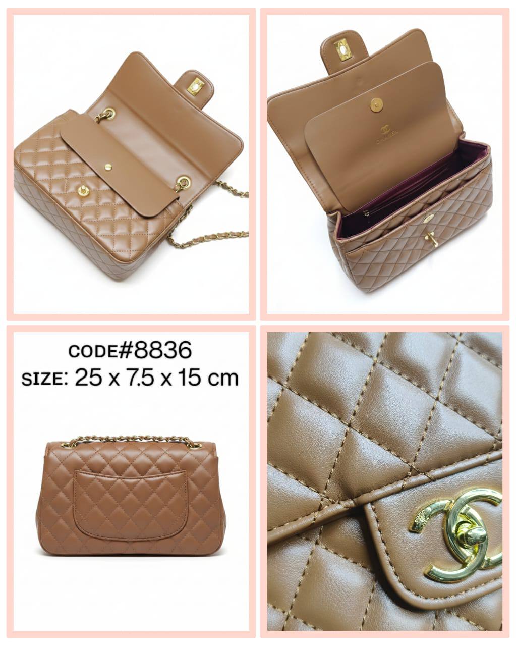 CHANEL ᴄʟᴀssɪᴄ
ᴅᴏᴜʙʟᴇ ғʟᴀᴘ ɢᴏʟᴅ ʜᴀʀᴅᴡᴀʀᴇ
LAMBSKIN LEATHER ᴍᴀᴛᴇʀɪᴀʟ
sɪᴢᴇ : 25 cm

70 dhs✅

Zain31
♥️♥️♥️