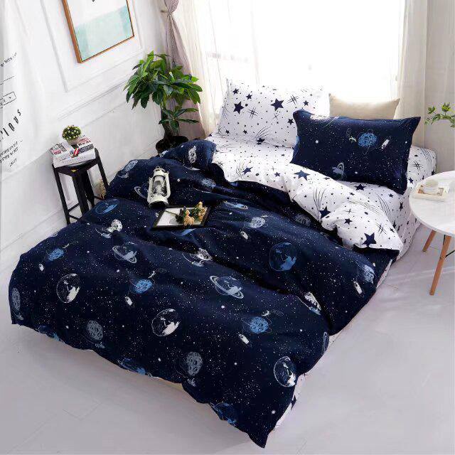 Comfort set
Single 4pcs set
1 comfort 
1 bedsheets 
2 pillowcases 
100 dhs✅

Zain99
♥️♥️♥️