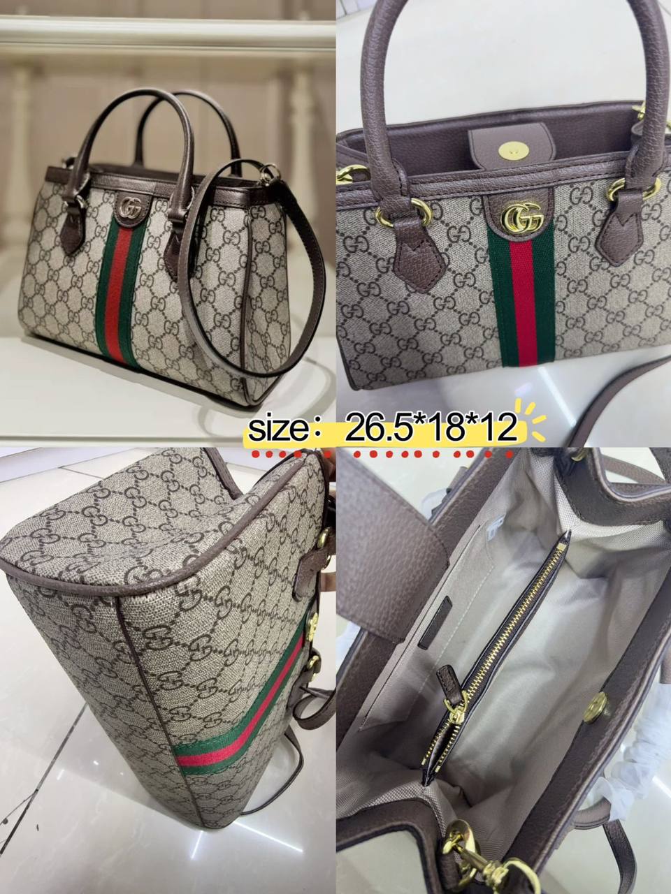 Gucci
✨✨NEW GUCCI ✨✨
105 dhs🪙🖤

with box
🎁🎁🎁

Zain38
♥️♥️♥️