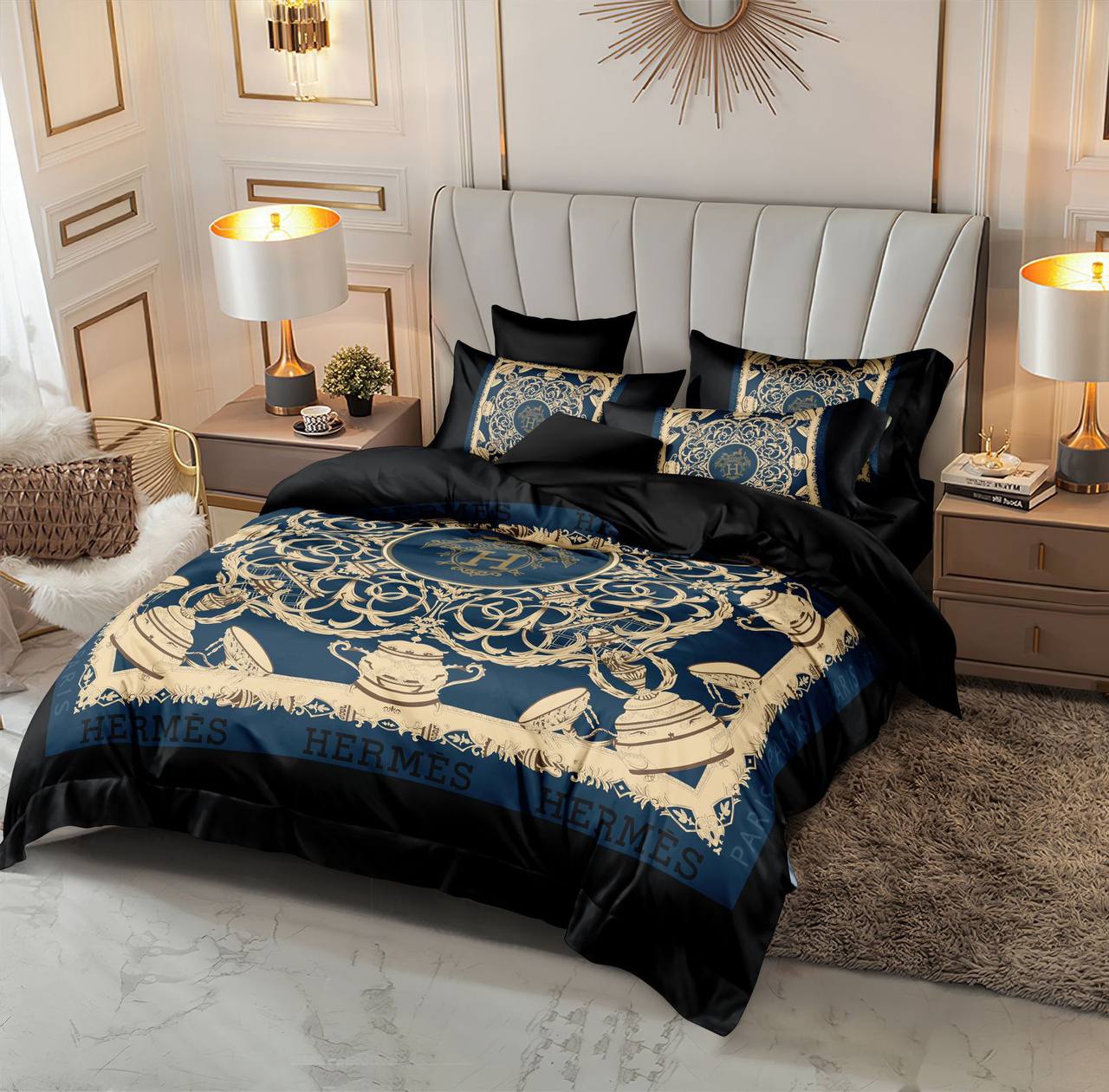Master 🇫🇷🇫🇷🇫🇷
Give you best life 💥💥
Bedsheets set 
King size cover 6pcs set 
1 duvet cover 
1 fitted sheets 
4 pillowcases 
6pcs set
With paper bag 💼 
120 dhs🪙🌨️

Zain99
♥️♥️♥️