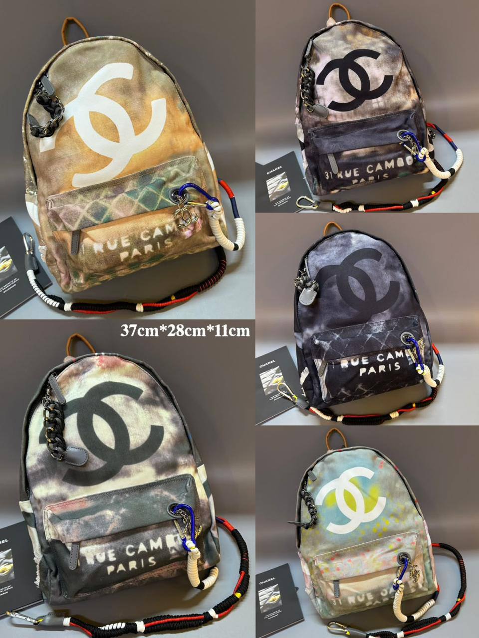 CHANEL 

BACKPACK 

COPY ONE 

RESTOCK 

UNISEX 

150 dhs🇦🇪
Zain17
♥️♥️♥️