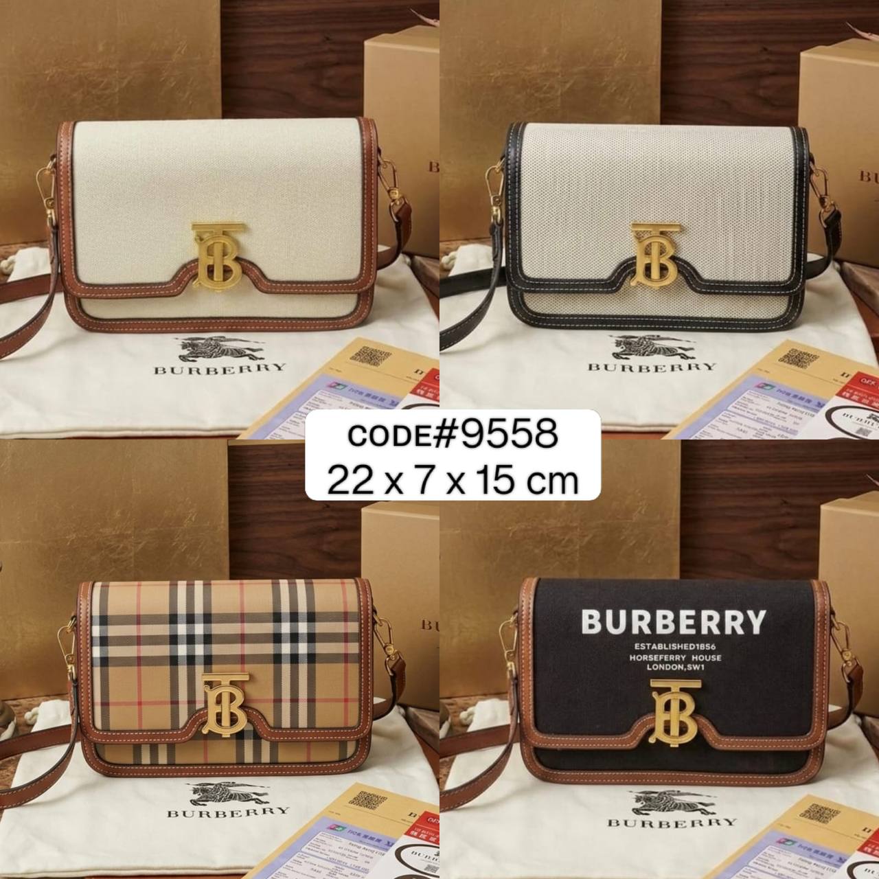 BURBERRY ᴛʙ ʟᴏɢᴏ ғʟᴀᴘ
ʙɪᴄᴏʟᴏʀ ᴄᴀɴᴠᴀs sɪɢɴᴀᴛᴜʀᴇ
ᴡɪᴛʜ ʟᴏɴɢ ʙᴇʟᴛ sᴛʀᴀᴘ
sɪᴢᴇ : 22 cm
ᴡɪᴛʜ BOX
🎁🎁🎁

75 dhs✅

Zain31
♥️♥️♥️