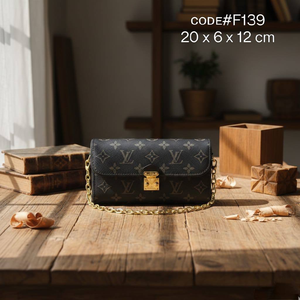 LV
ᴘᴏᴜᴄʜᴇᴛᴛᴇ ᴄᴀᴍɪʟʟᴇ
ɢᴏʟᴅ ᴄʜᴀɪɴ ᴀᴅᴊᴜsᴛᴀʙʟᴇ 
ʀᴇᴍᴏᴠᴀʙʟᴇ ᴄʜᴀɪɴ ʙᴇʟᴛ sᴛʀᴀᴘ
sɪᴢᴇ: 20cm
ᴡɪᴛʜ BOX
🎁🎁🎁

70 dhs❣️

Zain31
♥️♥️♥️