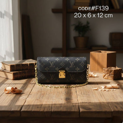 LV
ᴘᴏᴜᴄʜᴇᴛᴛᴇ ᴄᴀᴍɪʟʟᴇ
ɢᴏʟᴅ ᴄʜᴀɪɴ ᴀᴅᴊᴜsᴛᴀʙʟᴇ 
ʀᴇᴍᴏᴠᴀʙʟᴇ ᴄʜᴀɪɴ ʙᴇʟᴛ sᴛʀᴀᴘ
sɪᴢᴇ: 20cm
ᴡɪᴛʜ BOX
🎁🎁🎁

70 dhs❣️

Zain31
♥️♥️♥️