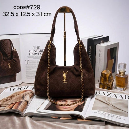 YSL SAINT LAURENT ʜᴏʙᴏ ʙᴀɢ
ᴄʜᴀᴍᴏɪs ʟᴇᴀᴛʜᴇʀ ᴍᴀᴛᴇʀɪᴀʟ
ᴡɪᴛʜ  ʙᴇʟᴛ sᴛʀᴀᴘ
ɢᴏʟᴅ ʜᴀʀᴅᴡᴀʀᴇ
sɪᴢᴇ 32.5 ᴄm

70 dhs✅

Zain31
♥️♥️♥️