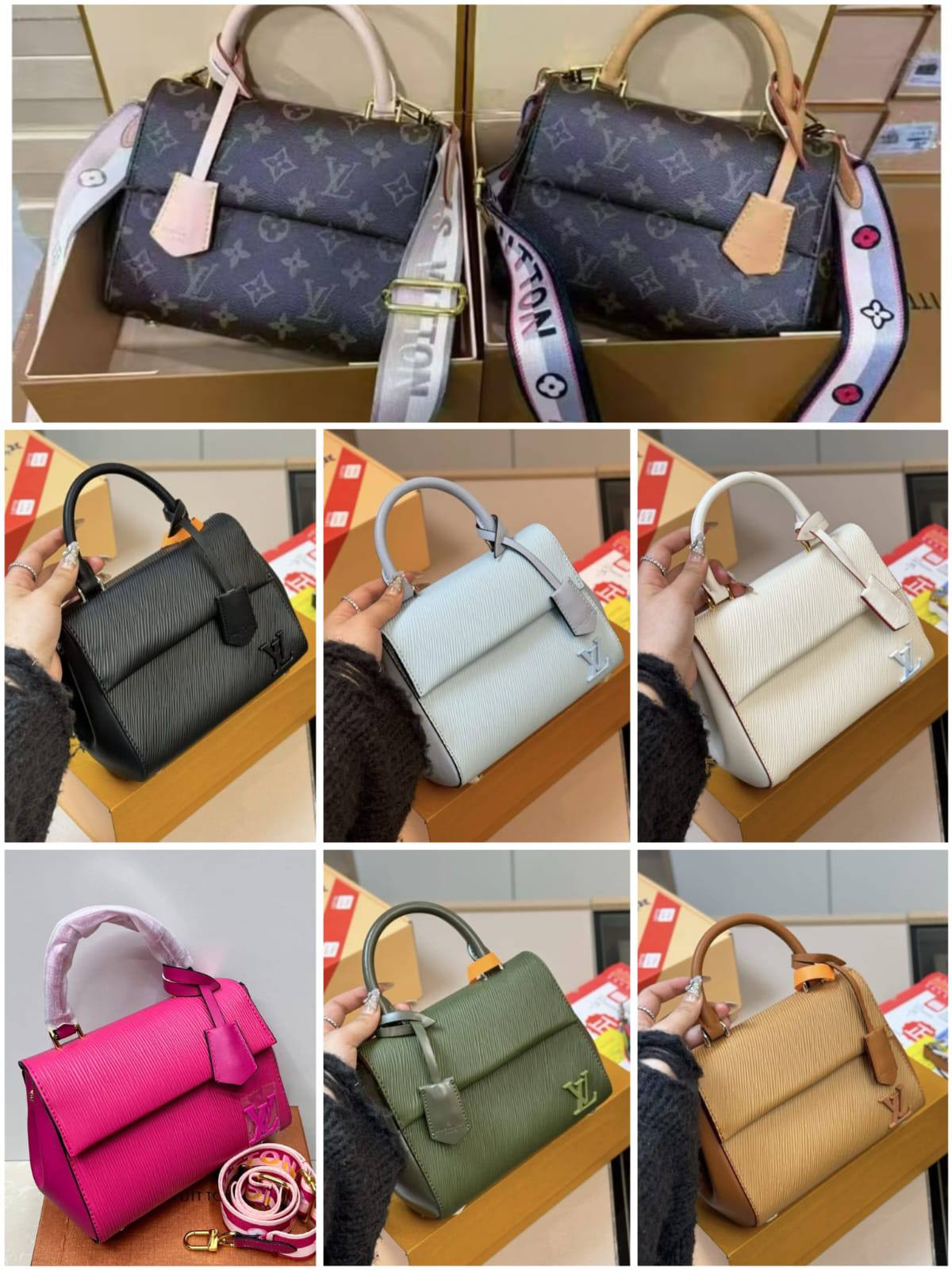 LV 
100 dhs🇦🇪🇦🇪

with box
size 20×9×15cm

Zain42
♥️♥️♥️