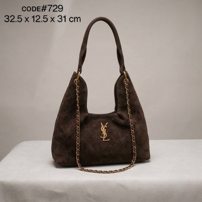 YSL SAINT LAURENT ʜᴏʙᴏ ʙᴀɢ
ᴄʜᴀᴍᴏɪs ʟᴇᴀᴛʜᴇʀ ᴍᴀᴛᴇʀɪᴀʟ
ᴡɪᴛʜ  ʙᴇʟᴛ sᴛʀᴀᴘ
ɢᴏʟᴅ ʜᴀʀᴅᴡᴀʀᴇ
sɪᴢᴇ 32.5 ᴄm

75 dhs💓

Zain31
♥️♥️♥️