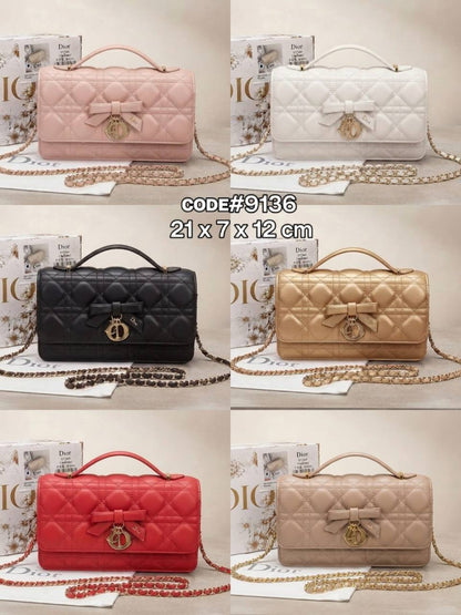 Dior
ᴍʏ ᴅɪᴏʀ ᴍɪɴɪ ʙᴀɢ
ᴅᴇᴄᴏʀᴀᴛɪᴠᴇ ʟᴇᴀᴛʜᴇʀ ʙᴏᴡ
ɪɴ ᴛᴏᴘ ʜᴀɴᴅʟᴇ ʙᴀɢ
ʟᴏɴɢ ᴄʜᴀɪɴ ʙᴇʟᴛ sᴛʀᴀᴘ
ɢᴏʟᴅ ʜᴀʀᴅᴡᴀʀᴇ
sɪᴢᴇ: 21 cm
ᴡɪᴛʜ BOX

90 dhs🇦🇪🇦🇪

Zain31
♥️♥️♥️
