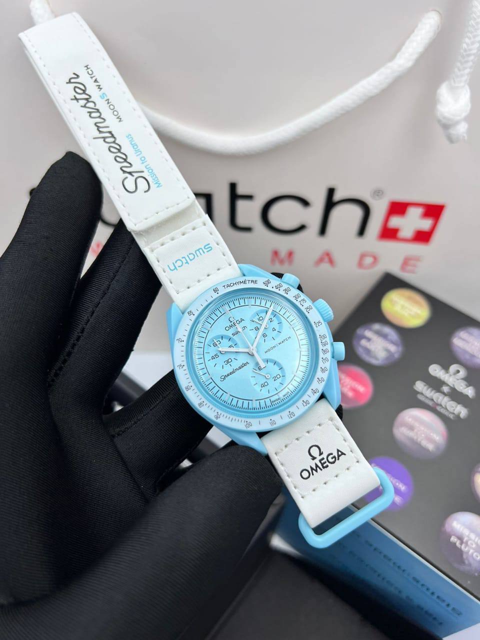 OMEGA SWATCH NEW Copy 1
55 dhs🪙💕* WITHOUT BOX 
75 dhs🪙💕* WITH ORGINAL BOX & BAG
       🌴🌴🌴🌴

Zain58
♥️♥️♥️