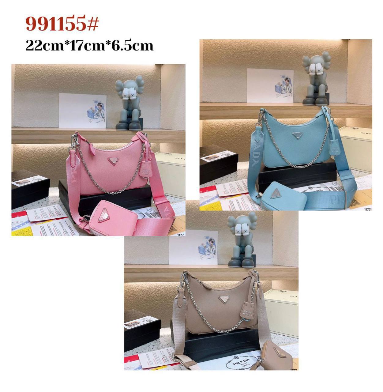 PRADA 
 GOOD QUALITY
 WITH BOX 
🎁🎁🎁

90 dhs✅

Zain39
❤️❤️❤️