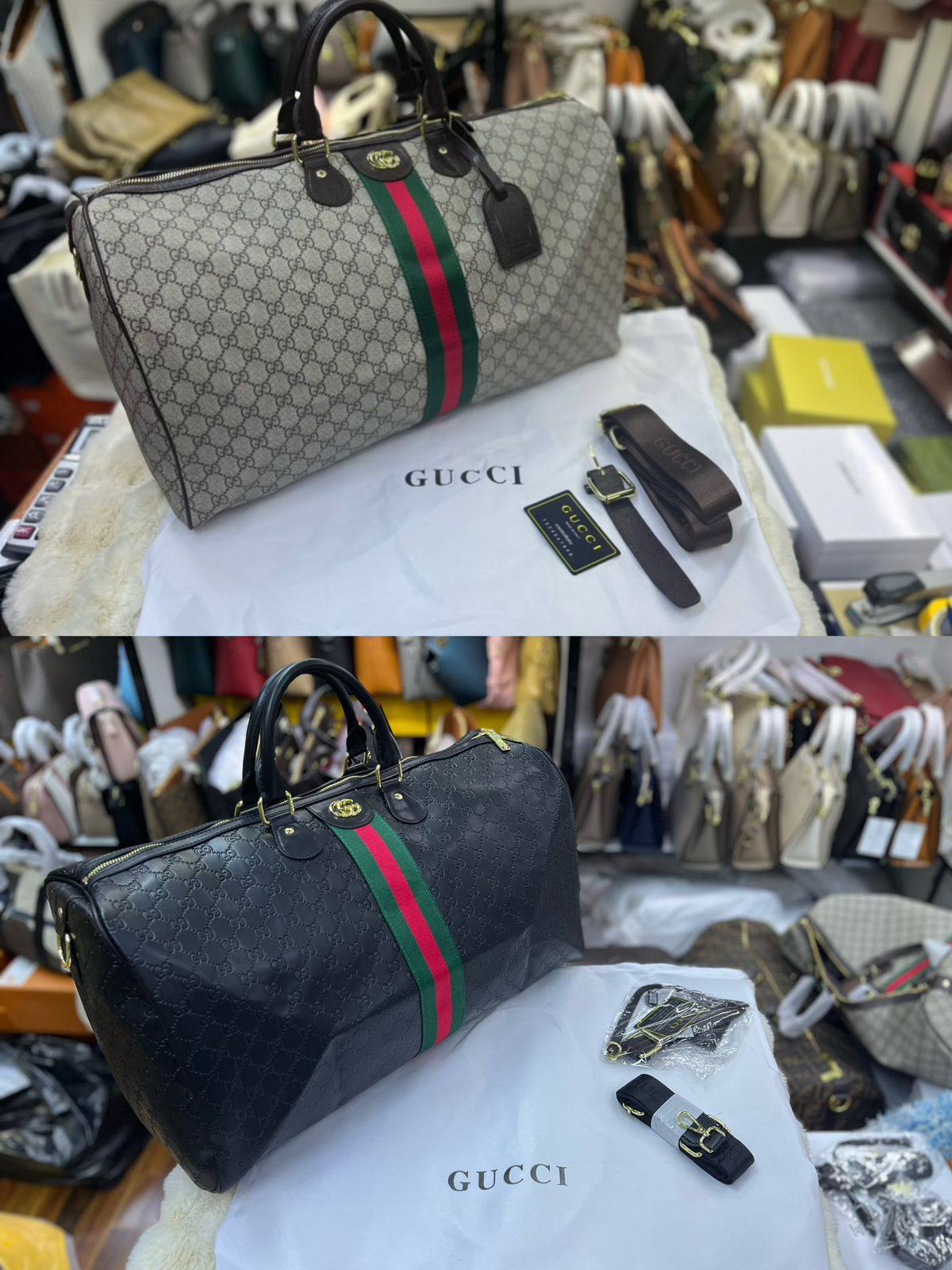 Lv - Gucci - Dior - Fendi - Prada - GOYARD 
Traveling Bag
Good Quality 
115 dhs❤️

Zain250
♥️♥️♥️