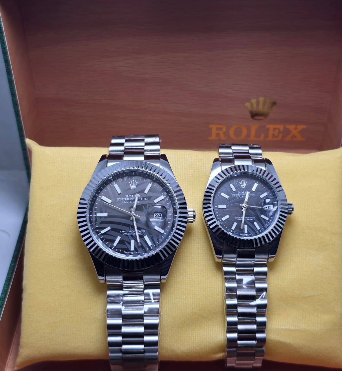 Rolex couple Set
*Battery*
110 dhs🇦🇪

Zain29
♥️♥️♥️