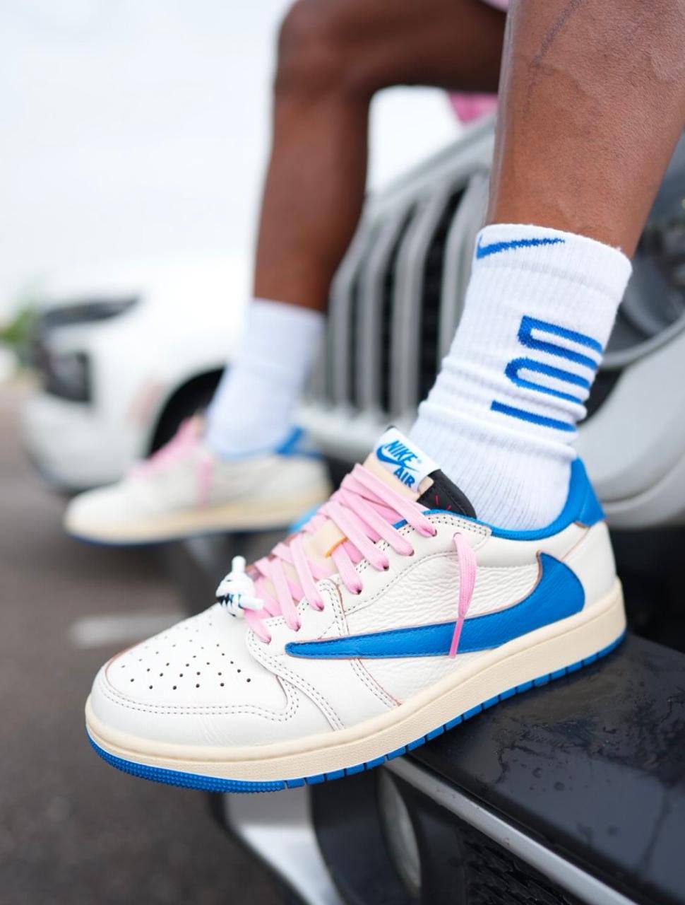 Jordan 1 Retro Low OG SP Fragment × Travis Scott Sail Military Blue ，Size 36-45 ，
260 dhs🪙🌨️

Zain18
♥️♥️♥️