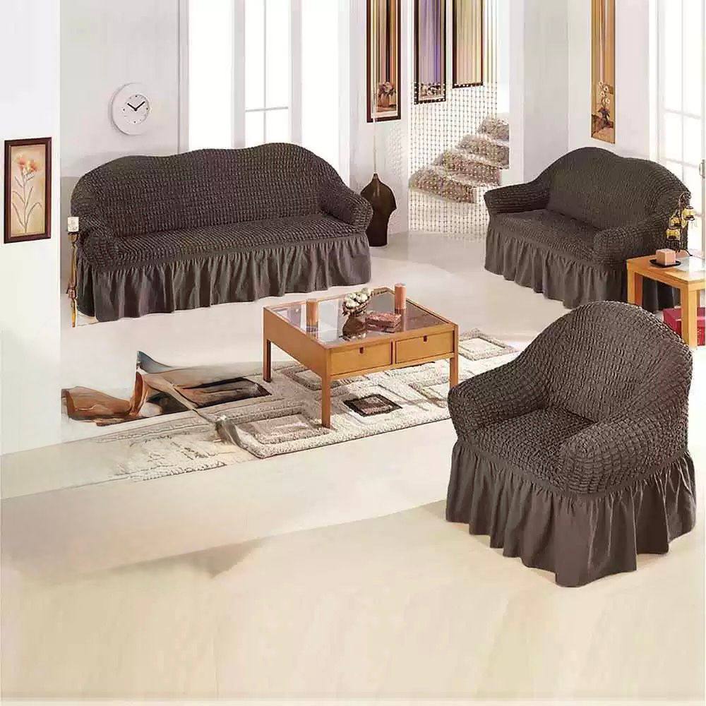 New collection 🎆🎆🎆
Sofa covers set
3+2+1
👉🏽 Stretch cotton 
170 dhs❣️

Zain99
♥️♥️♥️