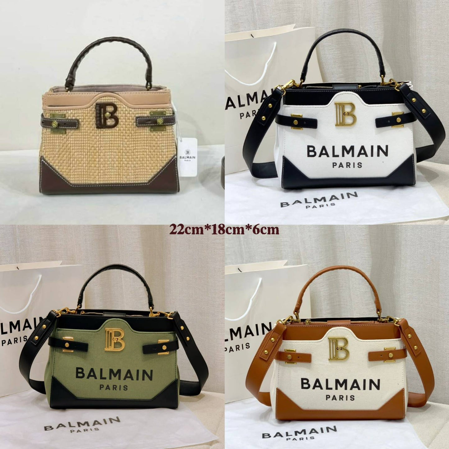 BALMAIN  COPY ONE 
NEW CAME WITH BOX 
155 dhs✅

Zain295
♥️♥️♥️