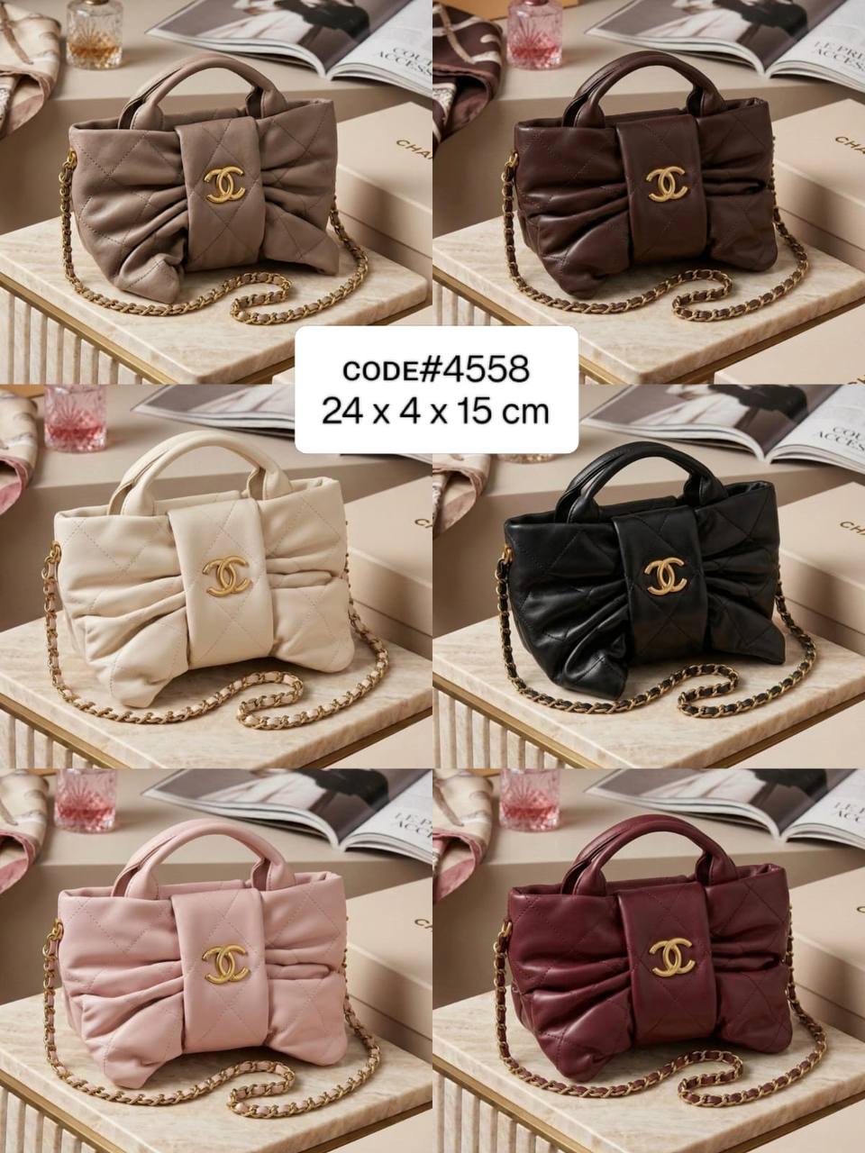 CHANEL ᴍɪɴɪ ʙᴏᴡ
sʜɪɴʏ ʟᴀᴍʙsᴋɪɴ ᴍᴀᴛᴇʀɪᴀʟ
ɢᴏʟᴅ ʜᴀʀᴅᴡᴀʀᴇ
ɢᴏʟᴅ ᴄʜᴀɪɴ ʙᴇʟᴛ sᴛʀᴀᴘ
sɪᴢᴇ : 24 cm

75 dhs✅

Zain31
♥️♥️♥️