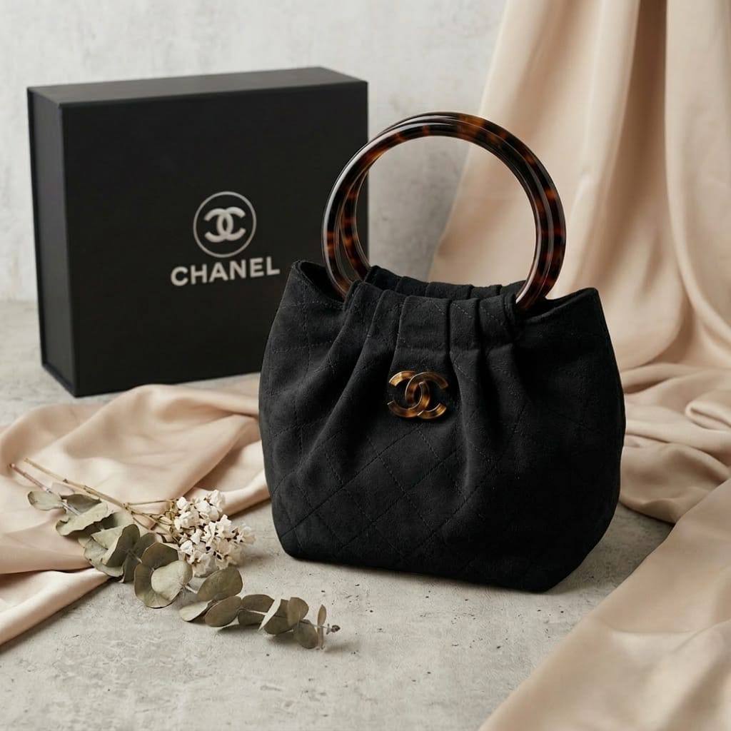 CHANEL ʜᴏʙᴏ ʜᴀɴᴅʙᴀɢ
ᴛᴏʀᴛᴏɪsᴇsʜᴇʟʟ sᴛʏʟᴇ ᴘʟᴇxɪɢʟᴀss
ɢᴏʟᴅ ᴛᴏɴᴇ ᴍᴇᴛᴀʟ 
ᴅᴏᴜʙʟᴇ C ʟᴏɢᴏ
sᴜᴇᴅᴇ ᴍᴀᴛᴇʀɪᴀʟ
sɪᴢᴇ : 15 x 7 x 17 cm
ᴡɪᴛʜ BOX
🎁🎁🎁

80 dhs✅

Zain31
♥️♥️♥️