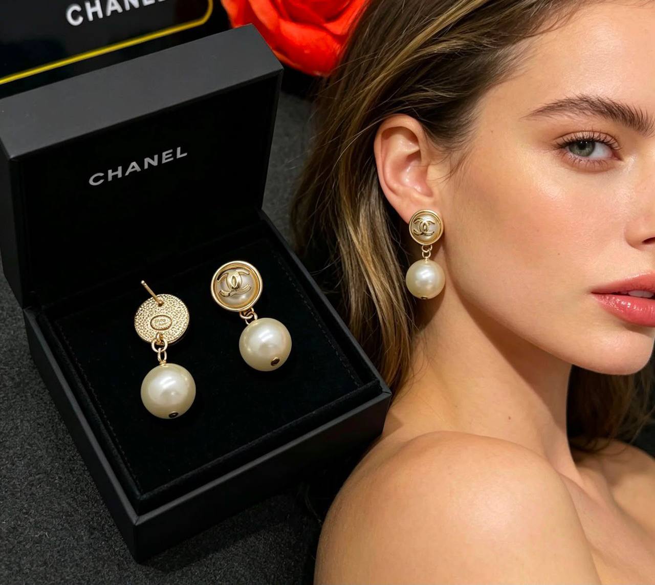Chanel Earrings* ☘️
Master Quality 

*45* AED normal box 📦

Zain48
♥️♥️♥️