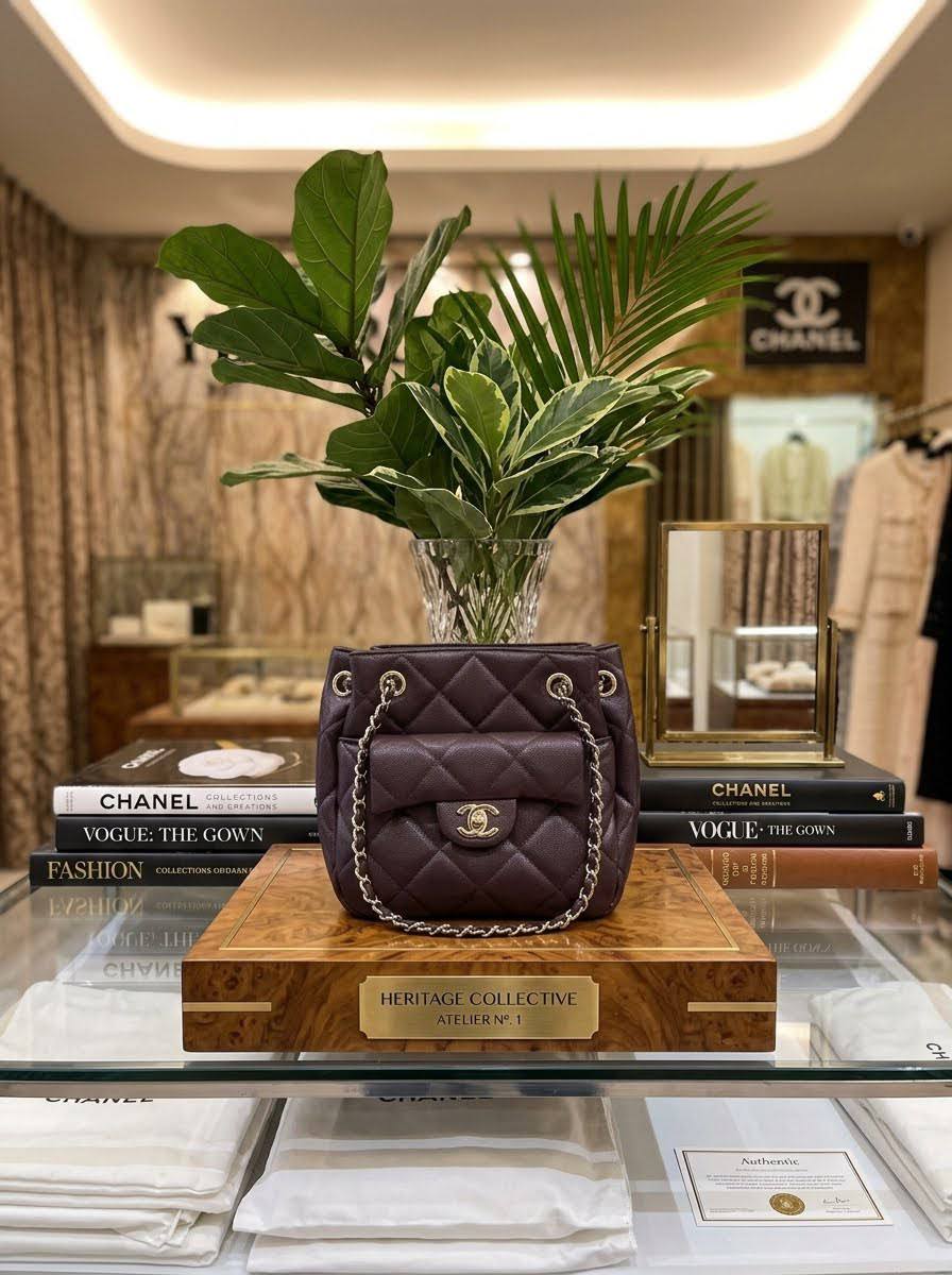 Chanel
20cmx20cmx8cm

110 dhs with box

Zain72
♥️♥️♥️