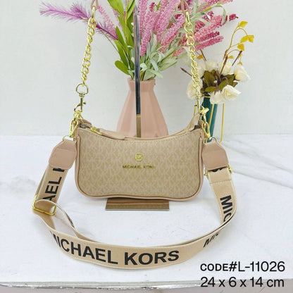 MK
ᴊᴇᴛ sᴇᴛ ᴄʜᴀʀᴍ
sʜᴏᴜʟᴅᴇʀ ʙᴀɢ
ᴡɪᴛʜ ʟᴏɴɢ ʙᴇʟᴛ sᴛʀᴀᴘ
ɢᴏʟᴅ ʜᴀʀᴅᴡᴀʀᴇ
sɪᴢᴇ : 24 cm

65 dhs✅

Zain31
♥️♥️♥️