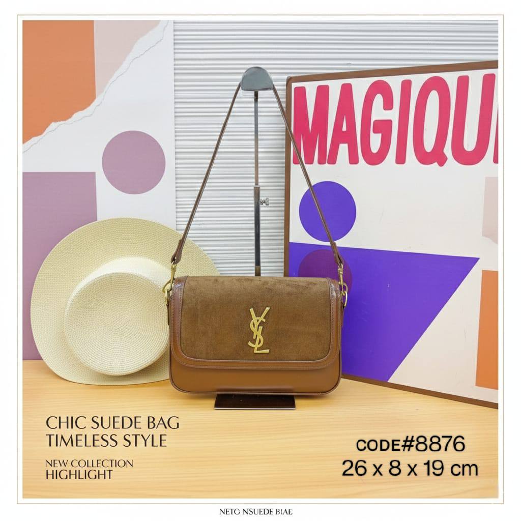 YSL - YVES SAINT LAURENT
sᴏʟғᴇʀɪɴᴏ sᴀᴛᴄʜᴇʟ
sᴜᴇᴅᴇ ᴀɴᴅ ᴄᴀʟғsᴋɪɴ ᴍᴀᴛᴇʀɪᴀʟ
ɢᴏʟᴅ ʜᴀʀᴅᴡᴀʀᴇ
ʜᴀᴠᴇ ᴅᴏᴜʙʟᴇ ʙᴇʟᴛ sᴛʀᴀᴘ
sɪᴢᴇ : 26 cm

70 dhs✅

Zain31
♥️♥️♥️