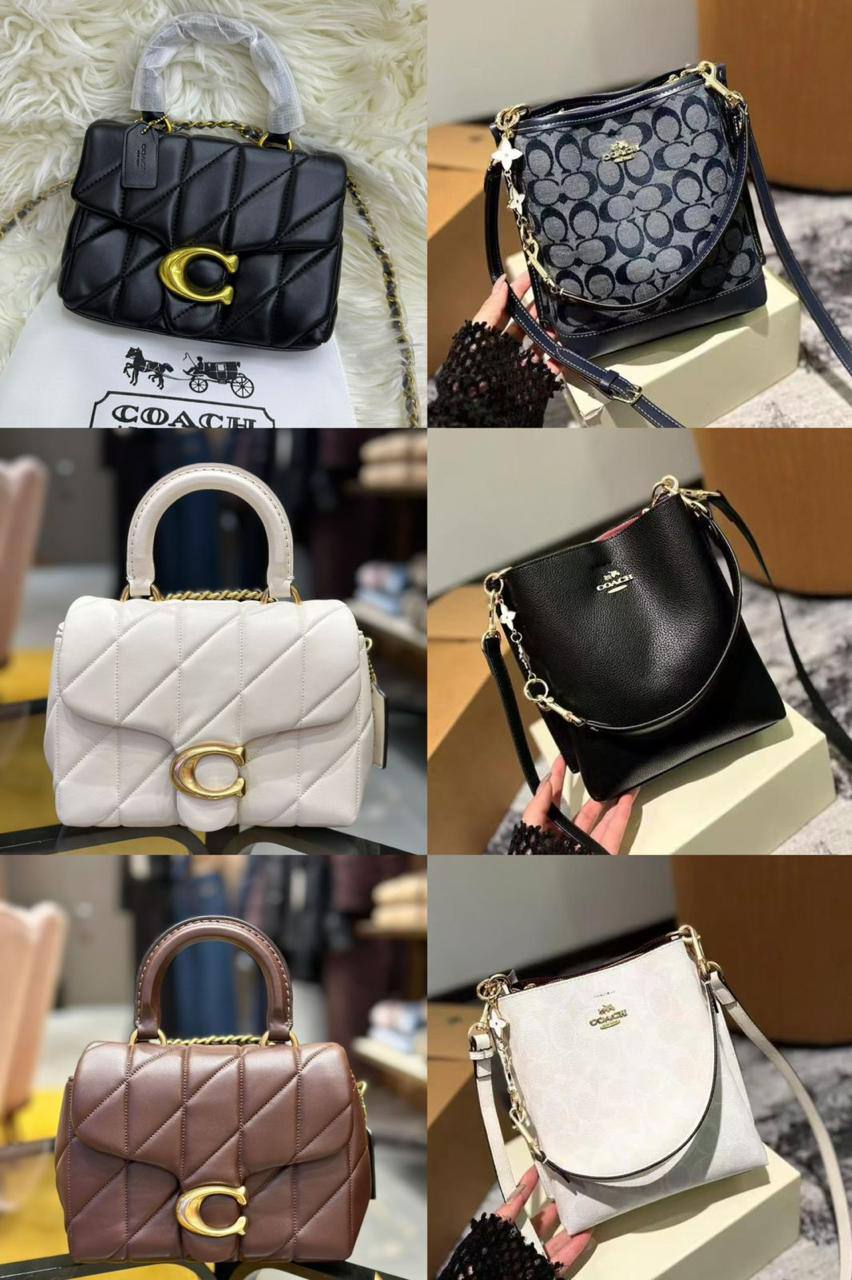 💗 Coach Tabby
1️⃣ First quality +🎁
Size : 21 * 16 cm
90 dhs✅
with box 🎁

Zain115
♥️♥️♥️